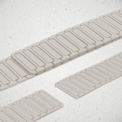 Mobilize Silicon Watch Band - Magnetic - for Apple 42/44/45/49mm - Starlight - Afbeelding 3