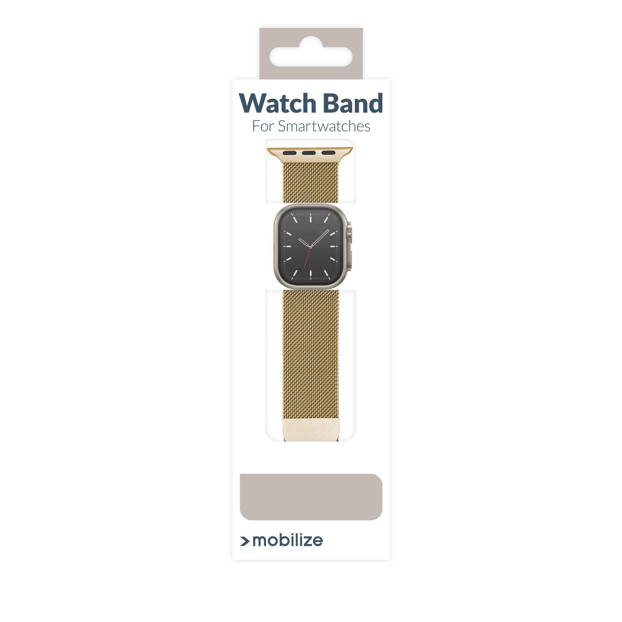 Mobilize Milanese Watch Band - for Apple 42/44/45/49mm - Gold - Afbeelding 9