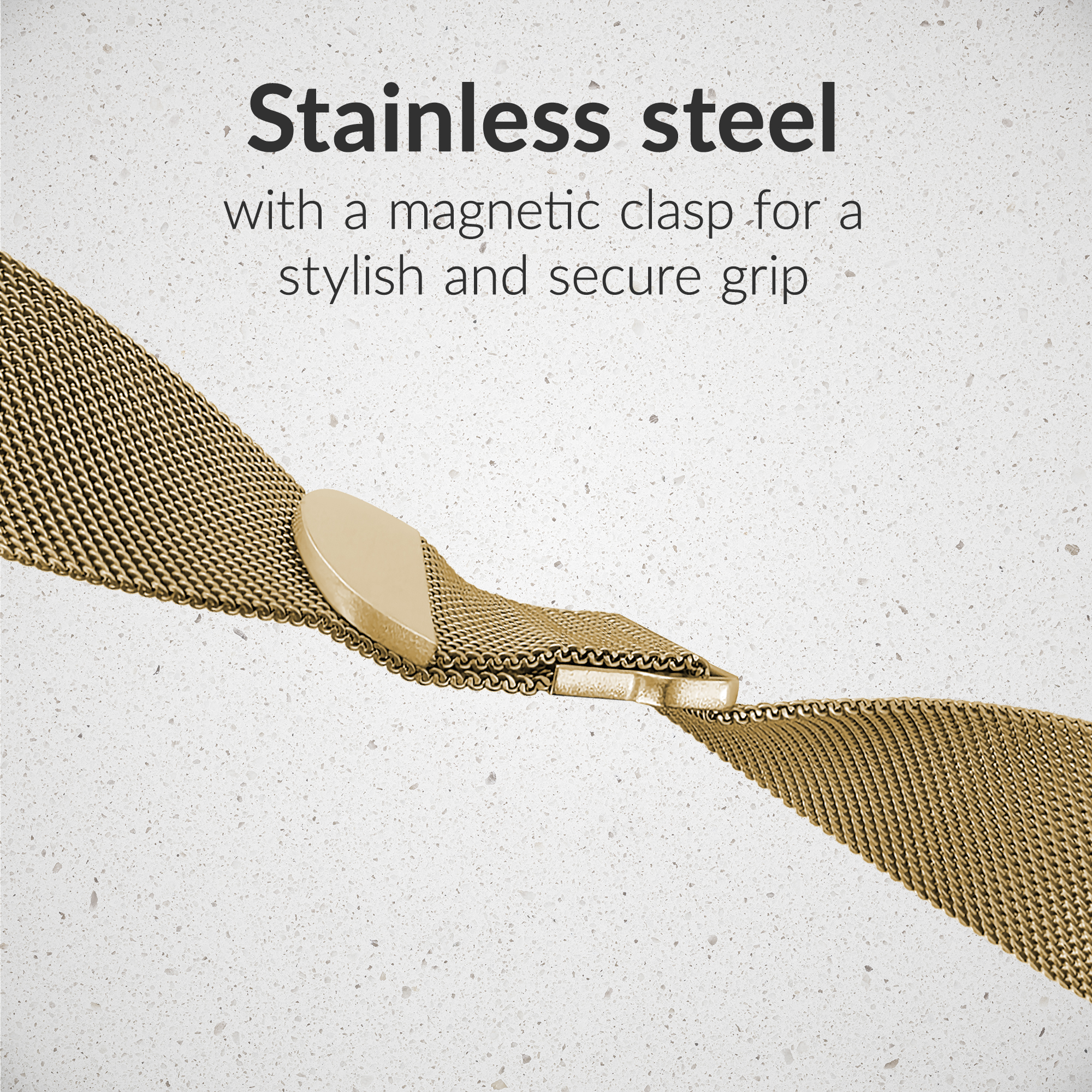 Mobilize Milanese Watch Band - for Apple 42/44/45/49mm - Gold - Afbeelding 4