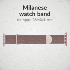 Mobilize Milanese Watch Band - for Apple 38/40/41mm - Pink - Afbeelding 2