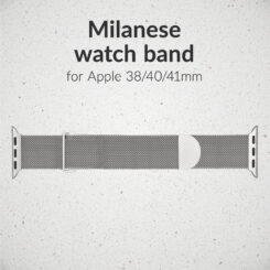 Mobilize Milanese Watch Band - for Apple 38/40/41mm - Starlight - Afbeelding 2