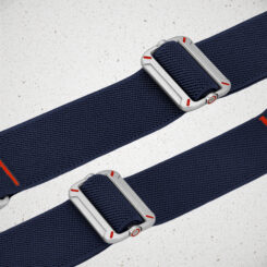 Mobilize Nylon Watch Band - Elastic - for Apple 38/40/41mm - Blue - Afbeelding 3