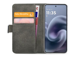 Mobilize Classic Gelly Wallet Book Case Motorola Moto G86 Power Black - Afbeelding 2