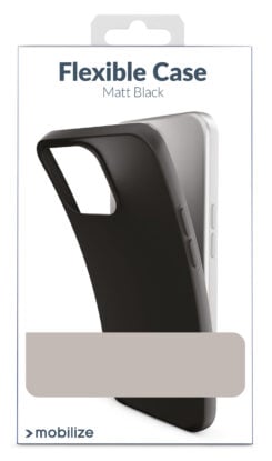 Mobilize Rubber Gelly Case Vivo X200 FE Matt Black - Afbeelding 2