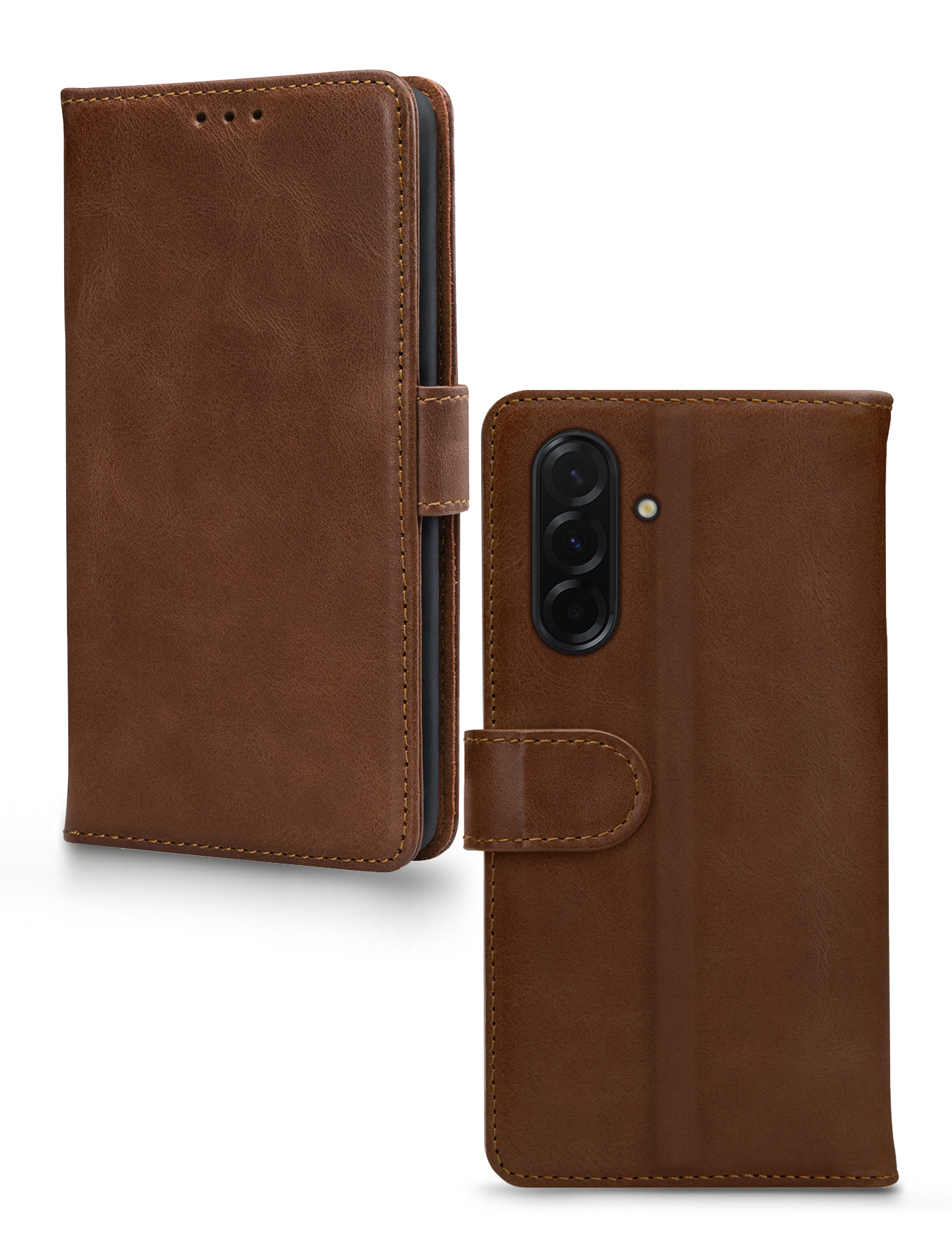 Mobilize Leather Wallet Samsung Galaxy A37 5G Brown