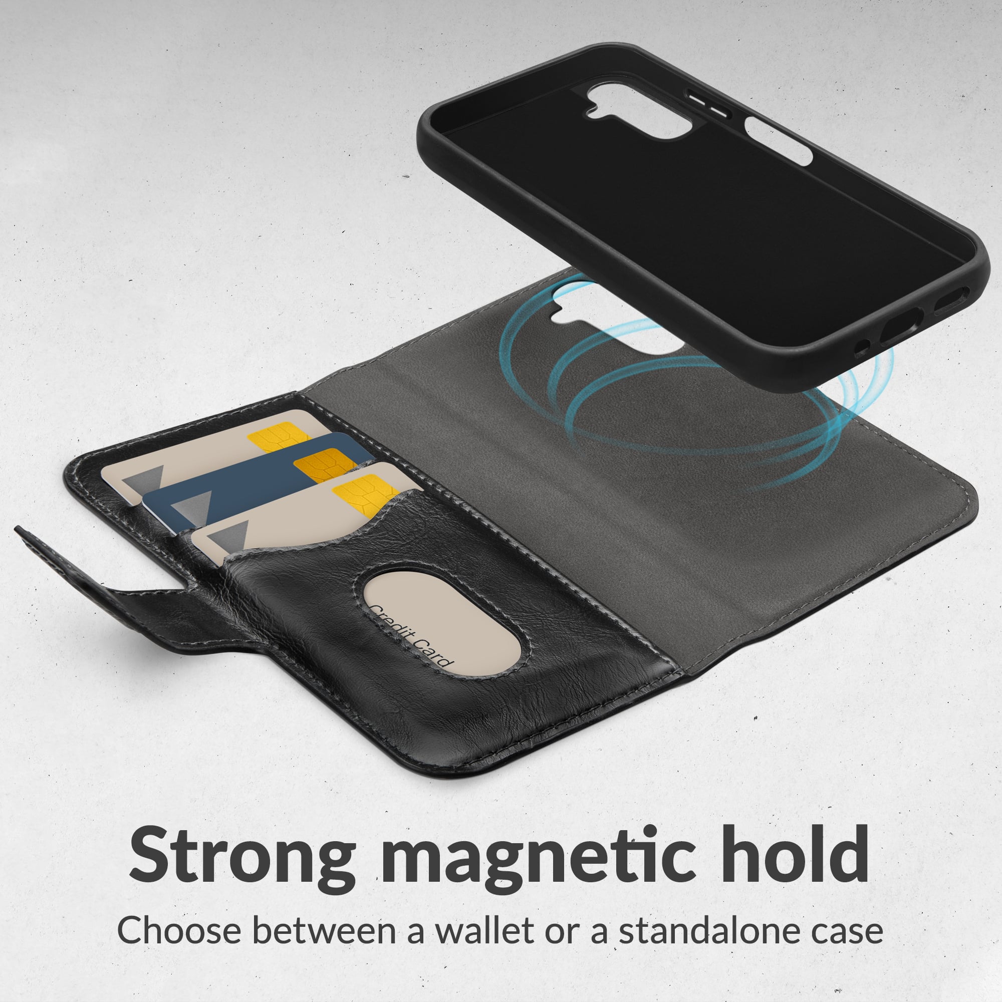 Mobilize 2in1 Magnet Gelly Wallet Case Samsung Galaxy A37 5G Black