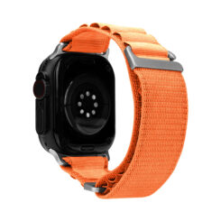 Mobilize Nylon Watch Band - Alpine - Titanium Connector - for Apple 38/40/41mm - Orange