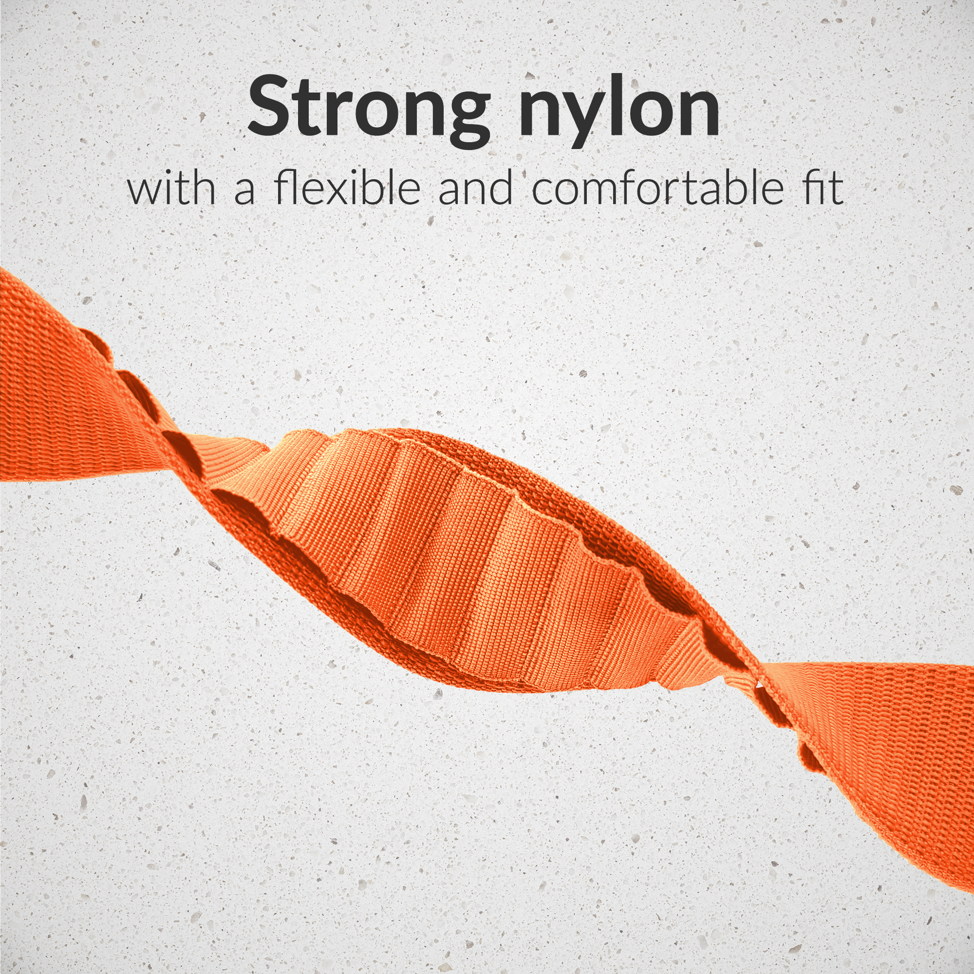 Mobilize Nylon Watch Band - Alpine - Titanium Connector - for Apple 42/44/45/49mm - Orange - Afbeelding 4