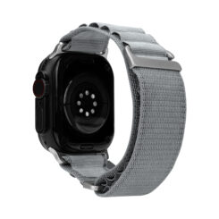 Mobilize Nylon Watch Band - Alpine - Titanium Connector - for Apple 38/40/41mm - Light Grey