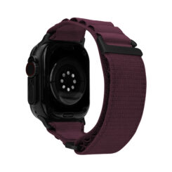 Mobilize Nylon Watch Band - Alpine - Black Connector - for Apple 42/44/45/49mm - Bordeaux