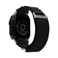 Mobilize Nylon Watch Band - Alpine - Titanium Connector - for Apple 42/44/45/49mm - Black