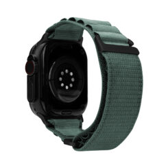 Mobilize Nylon Watch Band - Alpine - Black Connector - for Apple 42/44/45/49mm - Green
