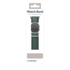 Mobilize Nylon Watch Band - Alpine - Titanium Connector - for Apple 38/40/41mm - Green - Afbeelding 9