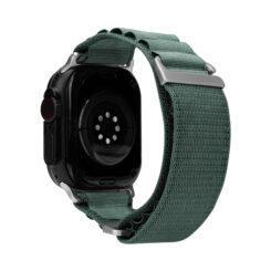 Mobilize Nylon Watch Band - Alpine - Titanium Connector - for Apple 42/44/45/49mm - Green