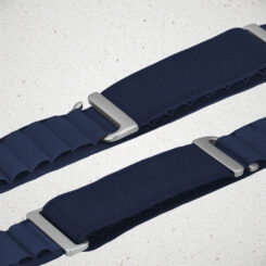 Mobilize Nylon Watch Band - Alpine - Titanium Connector - for Apple 38/40/41mm - Blue - Afbeelding 3