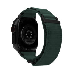 Mobilize Nylon Watch Band - Alpine - Black Connector - for Apple 38/40/41mm - Dark Green