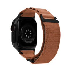 Mobilize Nylon Watch Band - Alpine - Black Connector - for Apple 42/44/45/49mm - Terracotta