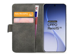 Mobilize Classic Gelly Wallet Book Case OPPO Reno15 5G Black - Afbeelding 3
