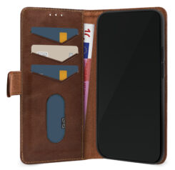 Mobilize Leather Wallet Samsung Galaxy S25 FE 5G Brown