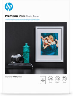 HP Premium Plus glanzend fotopapier, 20 vel, A4/210 x 297 mm