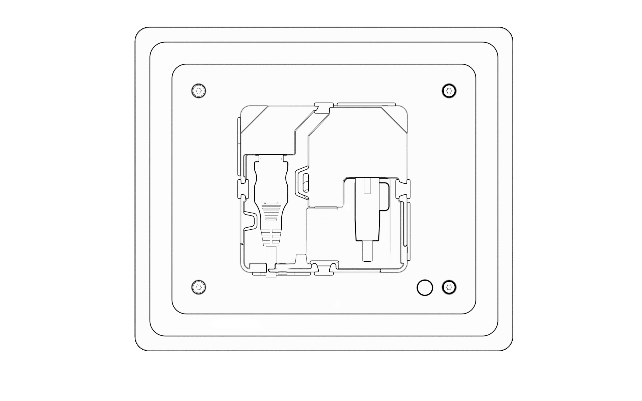 Humly HUM1001 scherm voor vergaderzalen 20,3 cm (8") 1024 x 768 Pixels LCD 802.11a, 802.11b, 802.11g, Wi-Fi 4 (802.11n) Zwart Acrylonitrielbutadieenstyreen (ABS) Bluetooth - Afbeelding 6