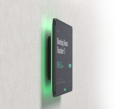 Humly HUM1001 scherm voor vergaderzalen 20,3 cm (8") 1024 x 768 Pixels LCD 802.11a, 802.11b, 802.11g, Wi-Fi 4 (802.11n) Zwart Acrylonitrielbutadieenstyreen (ABS) Bluetooth