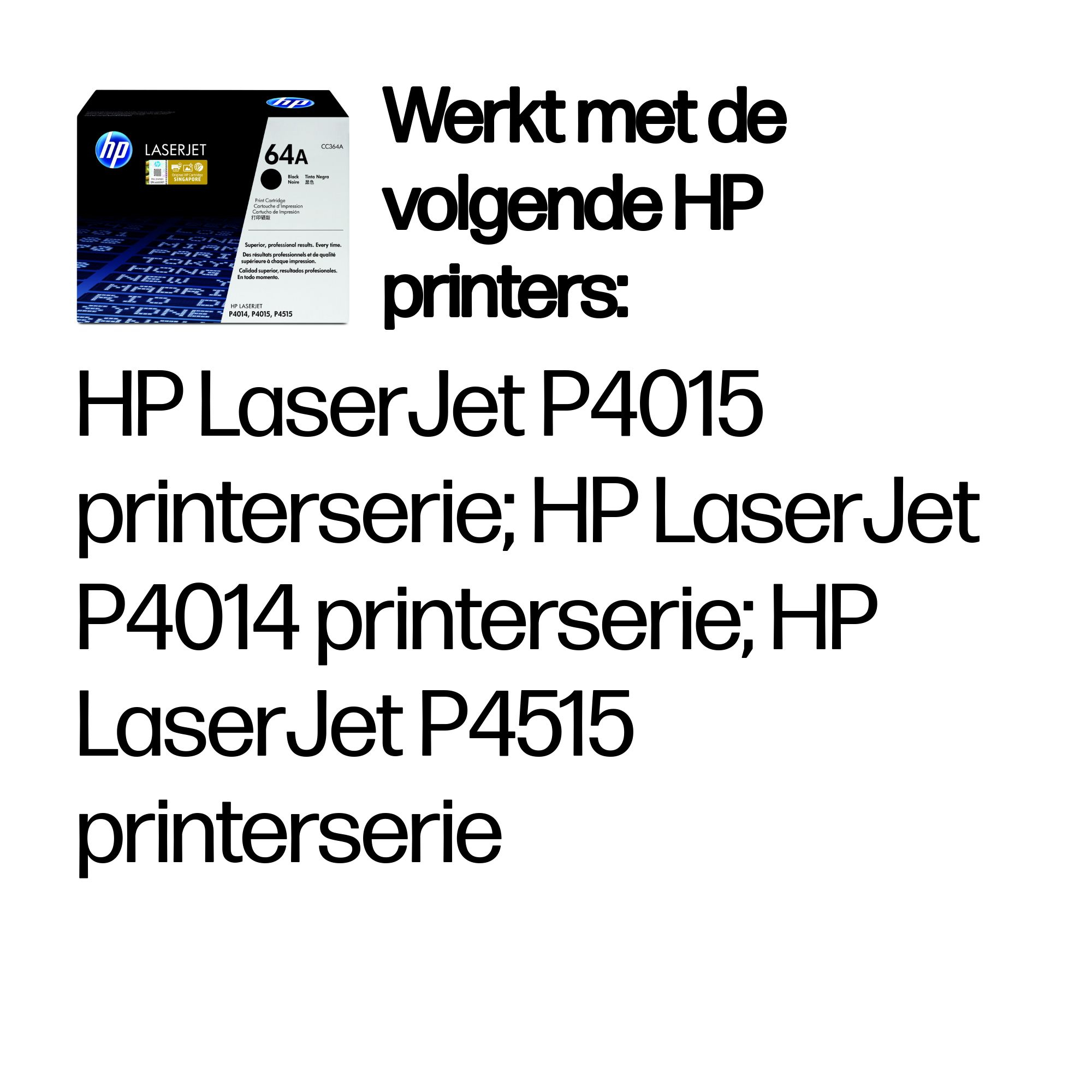 HP 64A originele zwarte LaserJet tonercartridge - Afbeelding 3