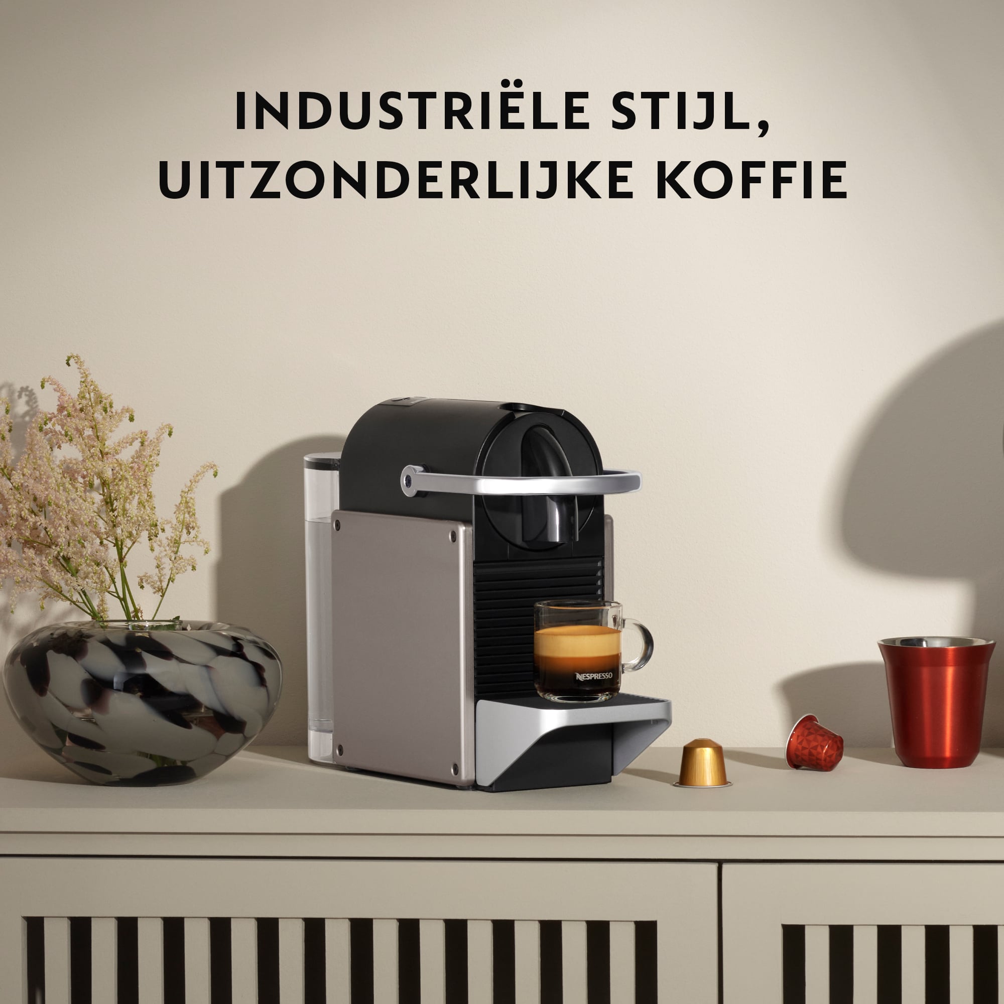 Krups Pixie XN306T koffiemachine, titan - Afbeelding 5