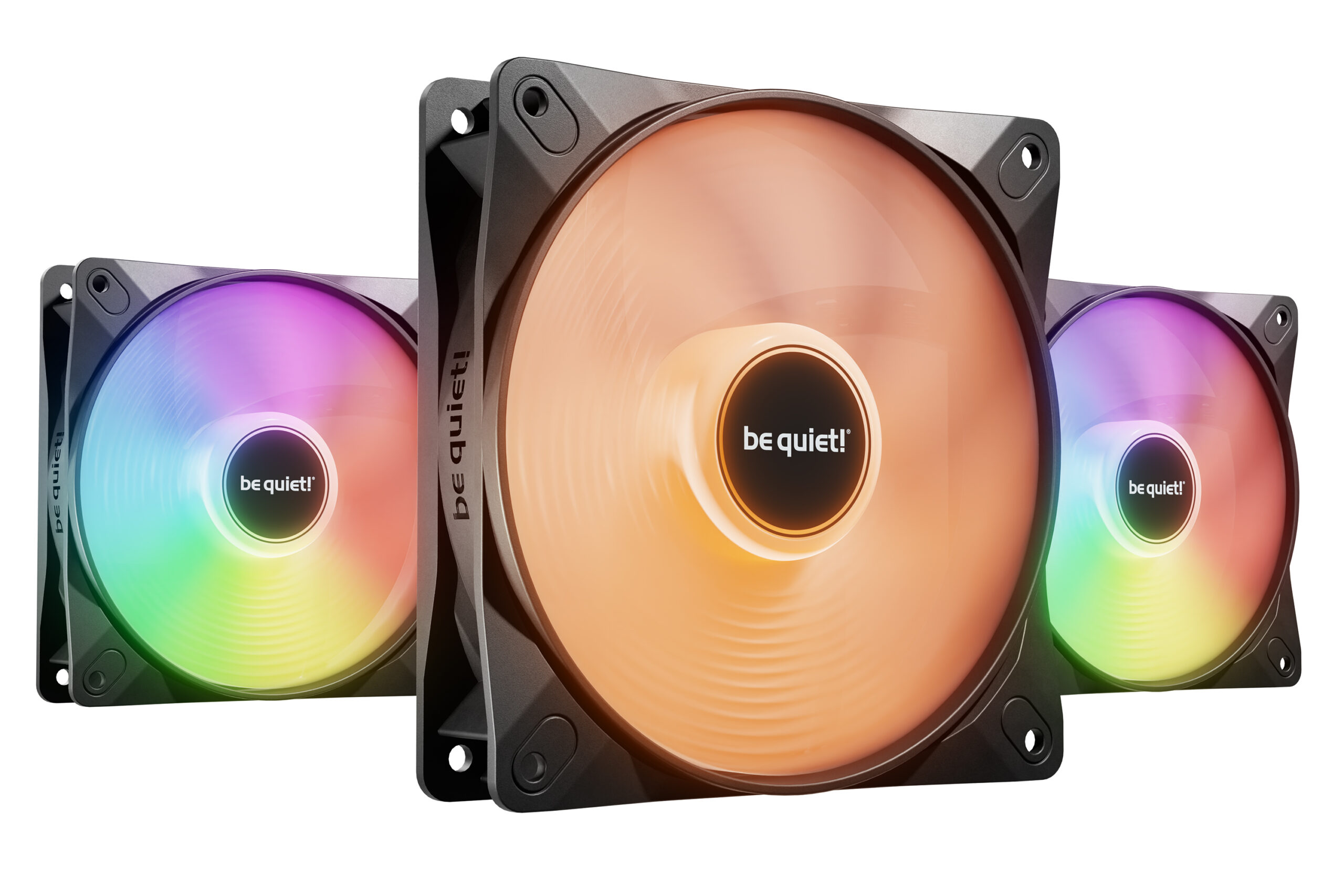 be quiet! LIGHT WINGS LX 120mm PWM 3-Pack Black Computer behuizing Ventilator 12 cm Zwart 3 stuk(s)