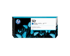 HP 747 chromatisch blauwe DesignJet inktcartridge, 300 ml - Afbeelding 2
