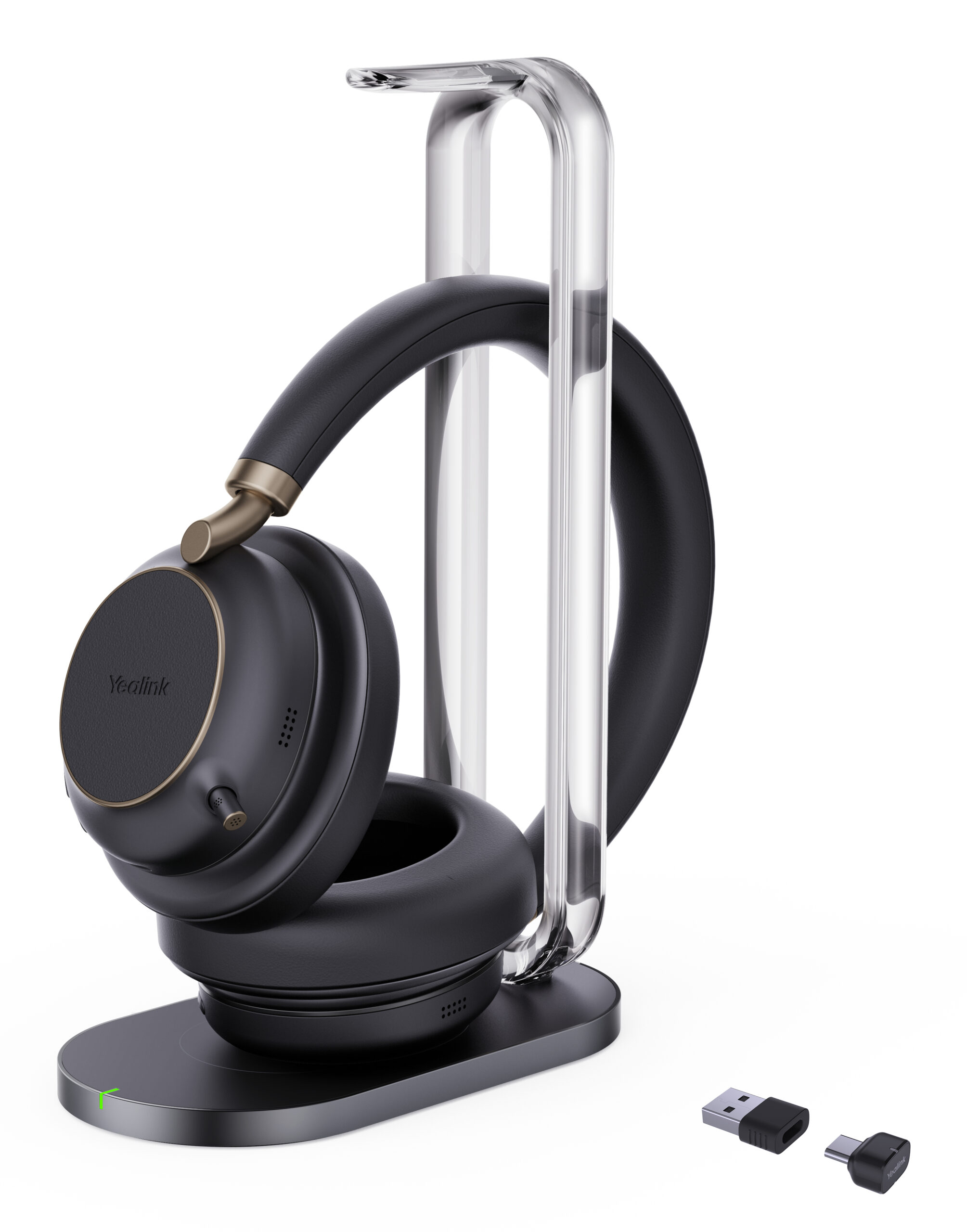 Yealink BH76 Plus met Oplaadstandaard Teams Zwart USB-C/A Headset - Afbeelding 2