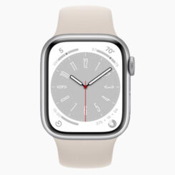 Forza Refurbished Apple Watch Series 8 45mm Zilver Wifi - Licht gebruikt