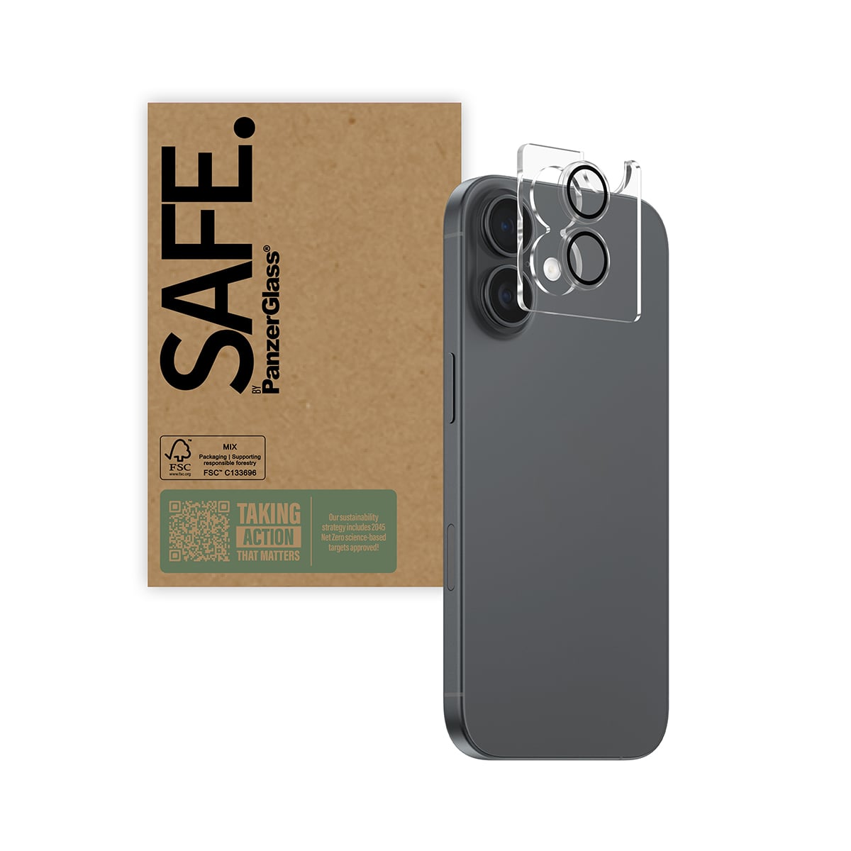 PanzerGlass SAFE. by ® Camera Lens Protector Transparent iPhone 17 | iPhone 16 | 16 Plus | Bulk Doorzichtige schermbeschermer Apple 10 stuk(s) - Afbeelding 6