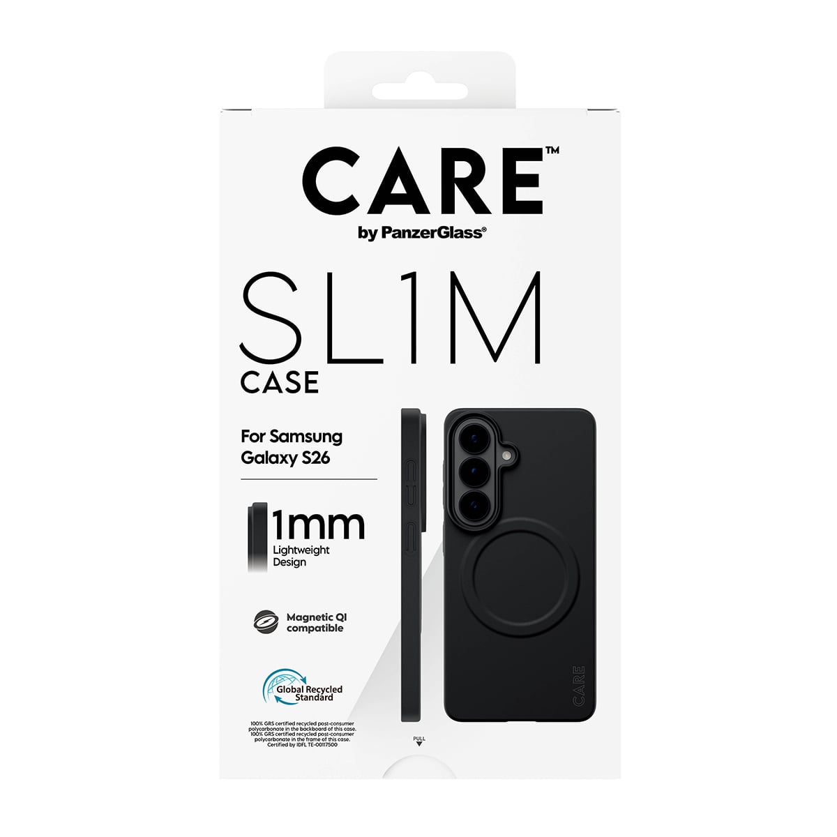 PanzerGlass CARE™ by ® SL1M Case Black w. Qi Samsung Galaxy S26 mobiele telefoon behuizingen 16 cm (6.3") Hoes Zwart - Afbeelding 4