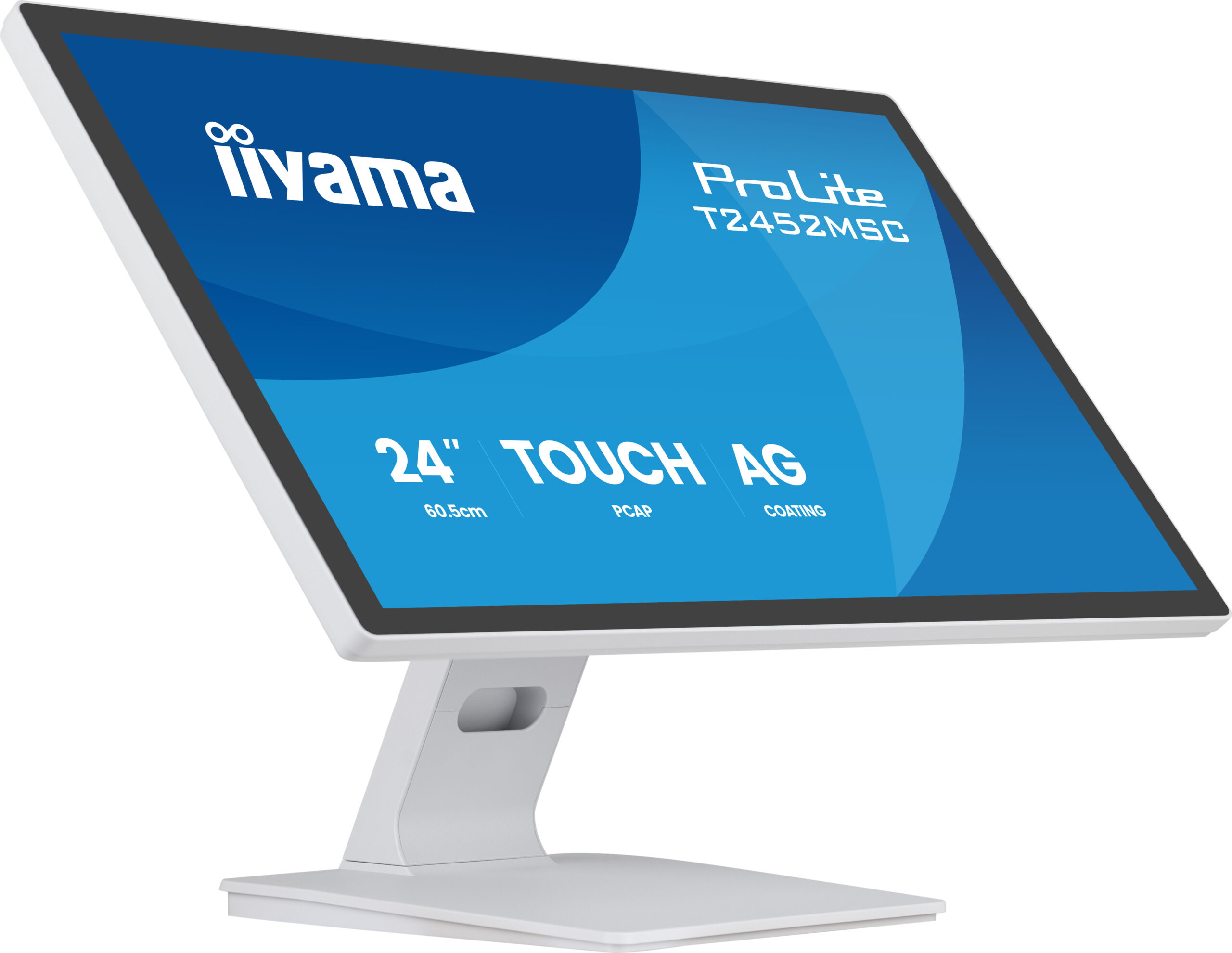 iiyama ProLite T2452MSC-W1AG computer monitor 60,5 cm (23.8") 1920 x 1080 Pixels Full HD LED Touchscreen Wit - Afbeelding 2