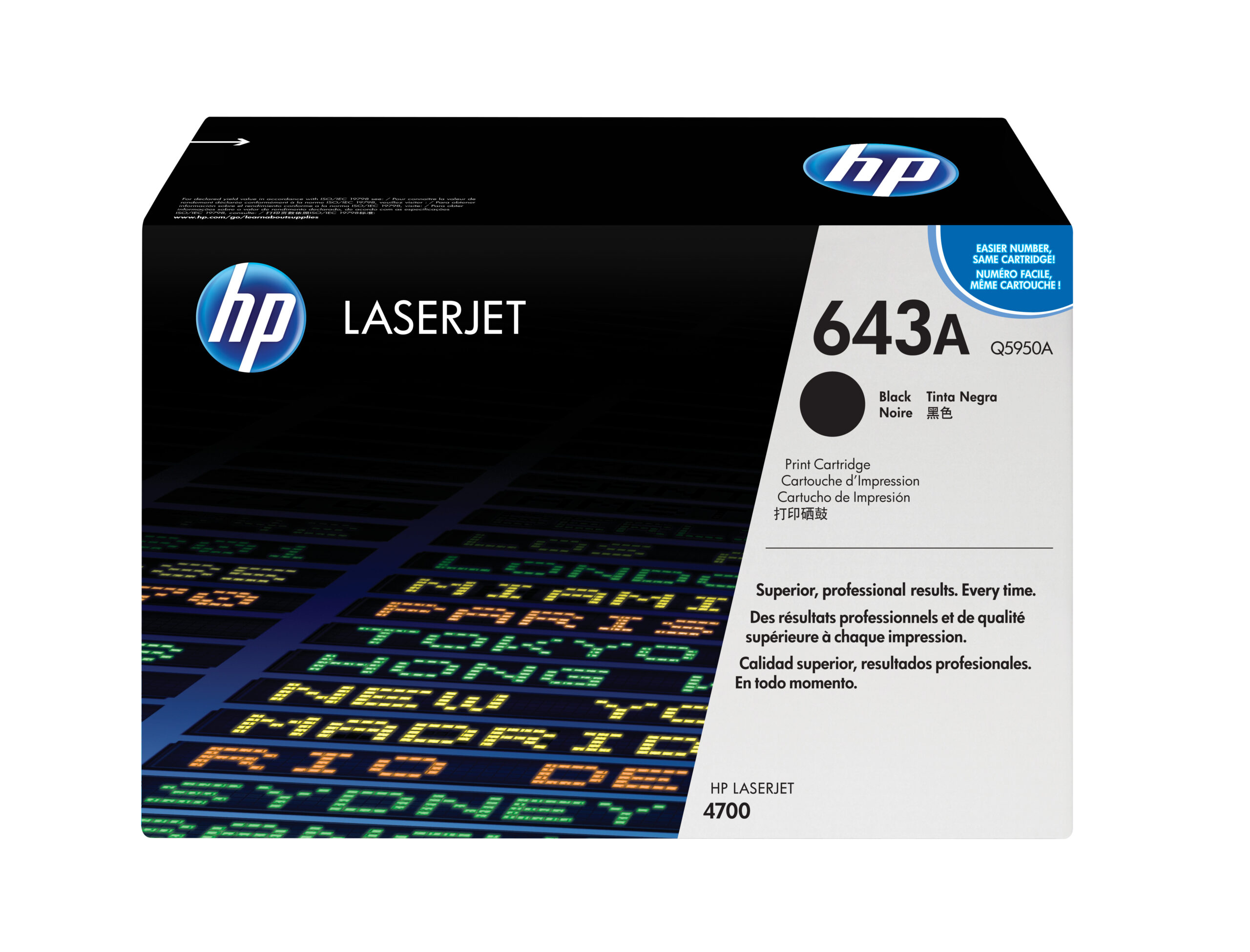 HP 643A originele zwarte LaserJet tonercartridge - Afbeelding 2