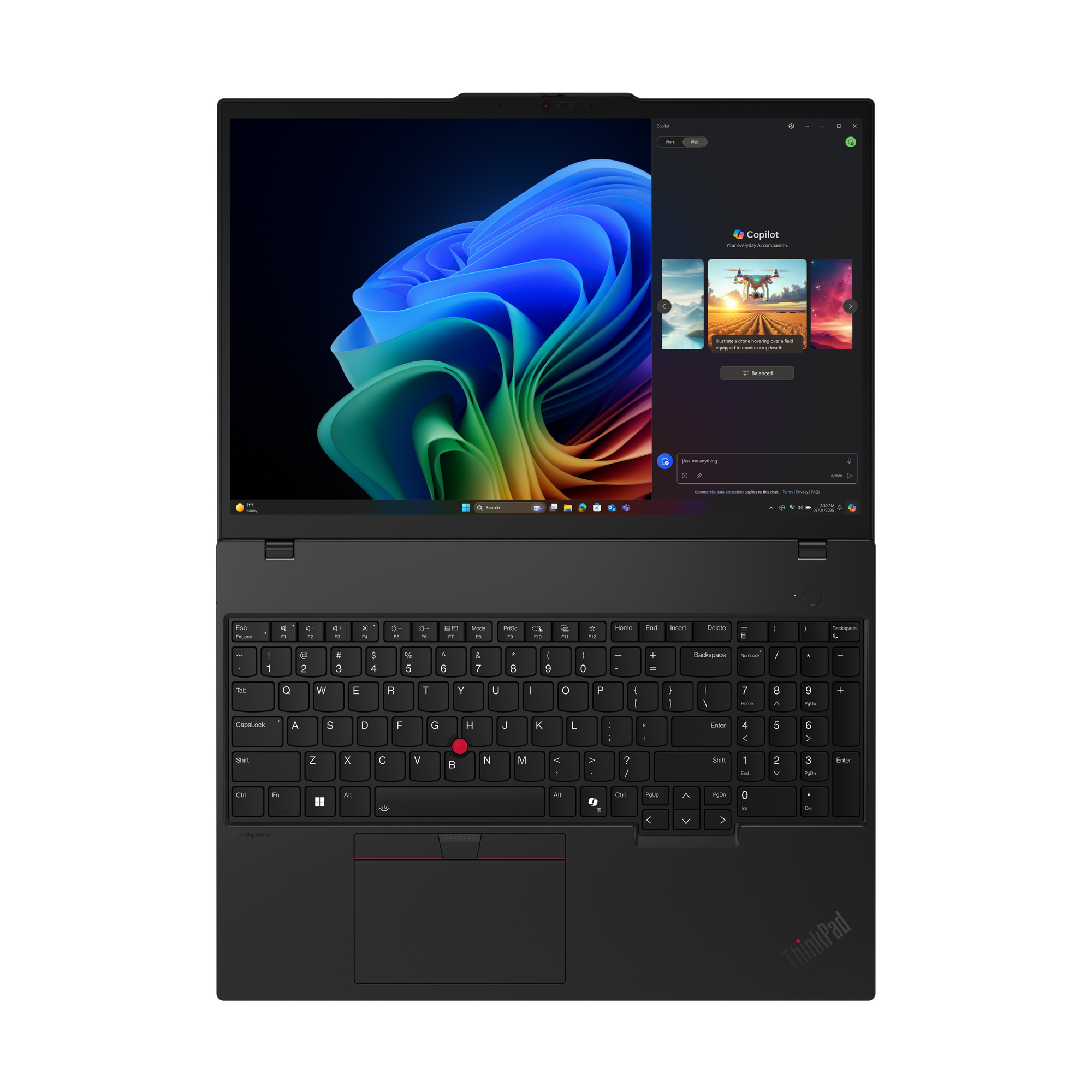 Lenovo ThinkPad T16 Gen 4 (AMD) Copilot+ PC AMD Ryzen AI 5 PRO 340 Laptop 40,6 cm (16") WUXGA 16 GB DDR5-SDRAM 512 GB SSD Wi-Fi 7 (802.11be) Windows 11 Pro Engels Zwart - Afbeelding 17
