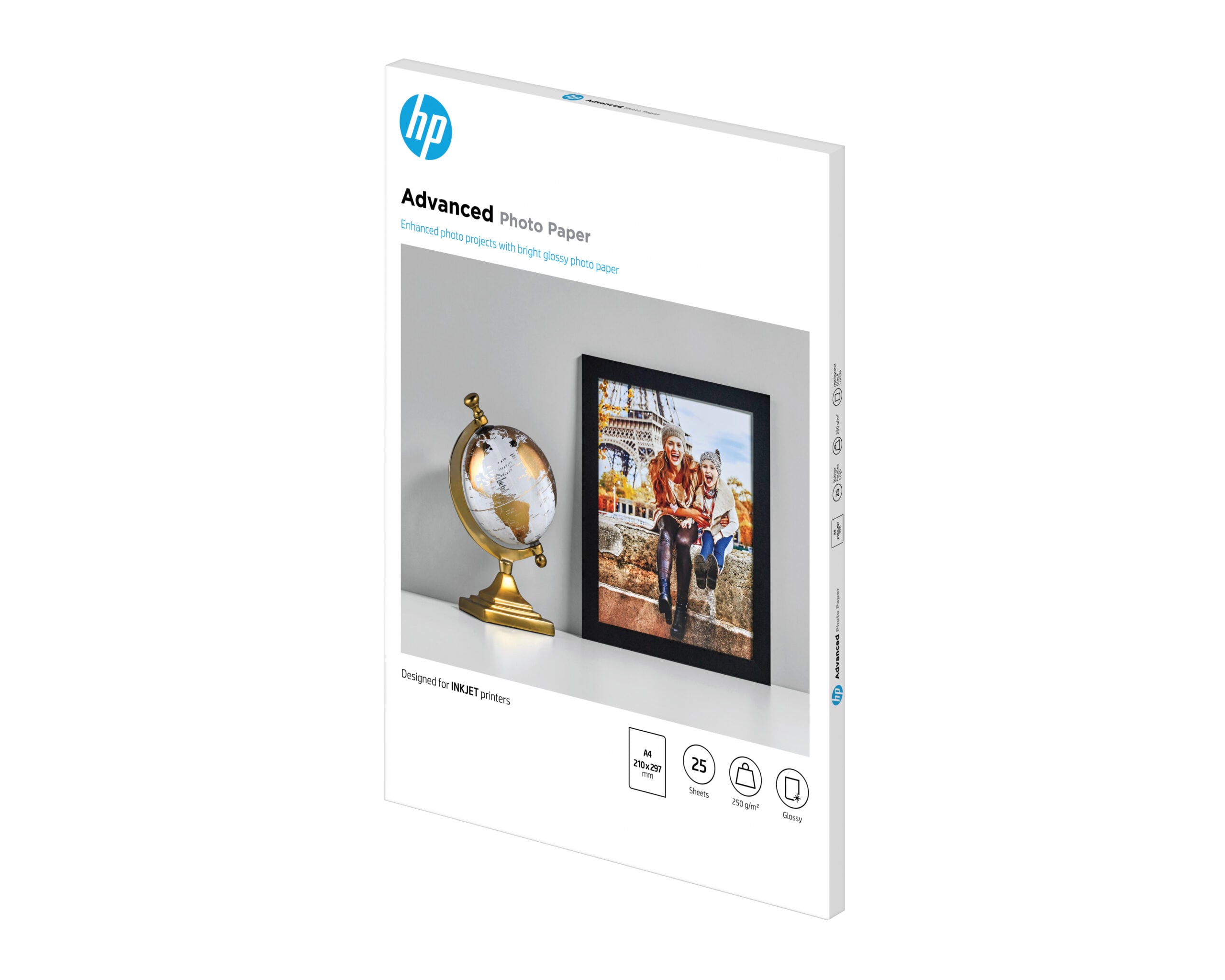 HP Advanced fotopapier, glanzend, 250 g/m2, A4 (210 x 297 mm), 25 vellen - Afbeelding 7