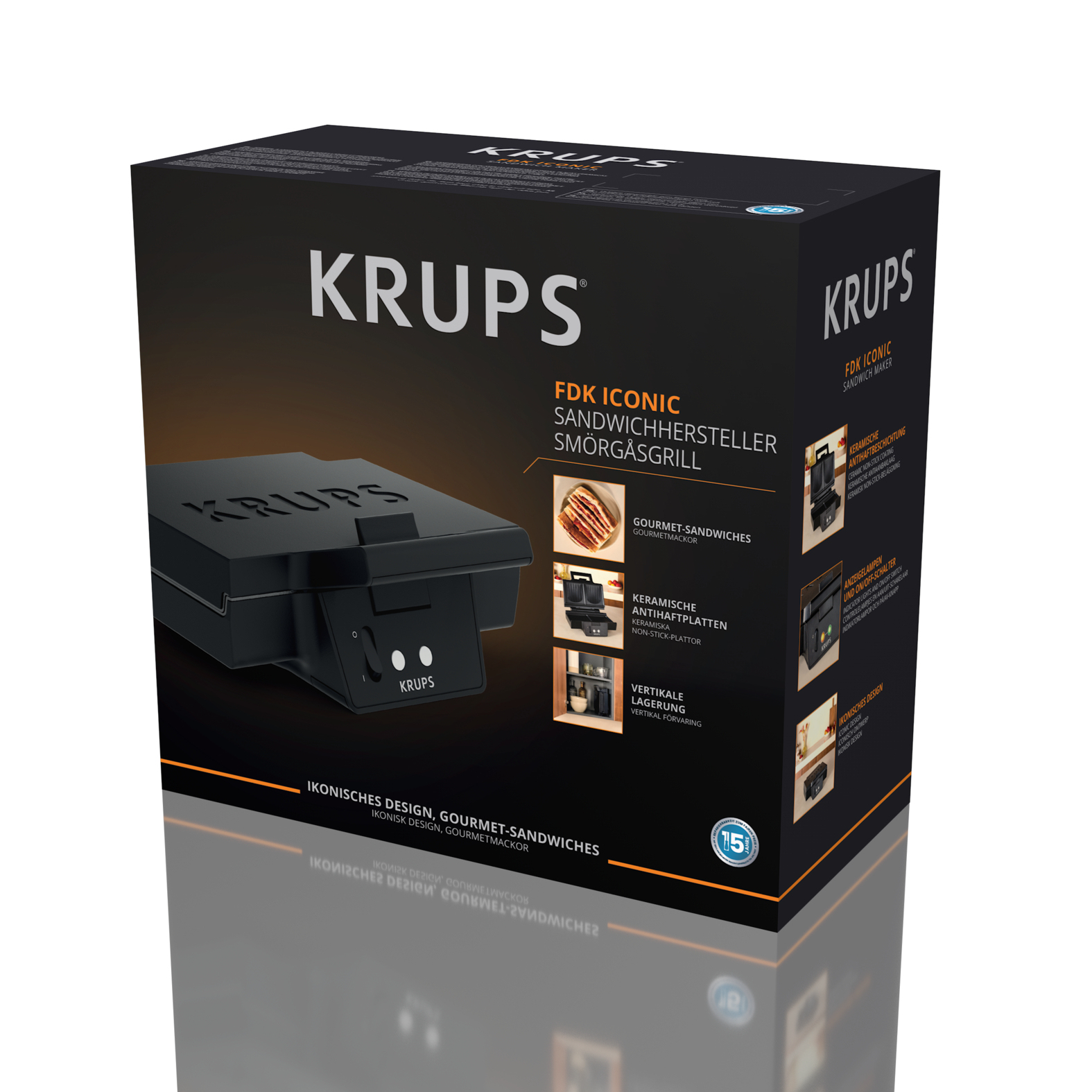 Krups FDK Iconic FDK462 tosti-ijzer - Afbeelding 16