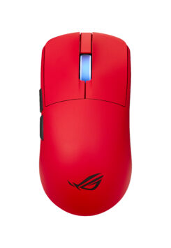 ASUS ROG Harpe II Ace RED muis Gamen Rechtshandig RF Wireless + Bluetooth + USB Type-A Optisch 42000 DPI