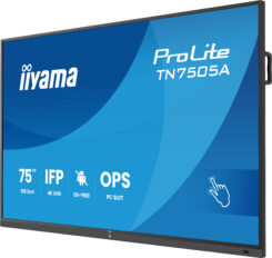 iiyama TN7505A-B1AG beeldkrant Interactief flatscreen 189,3 cm (74.5") 500 cd/m² 4K Ultra HD Zwart Touchscreen - Afbeelding 4