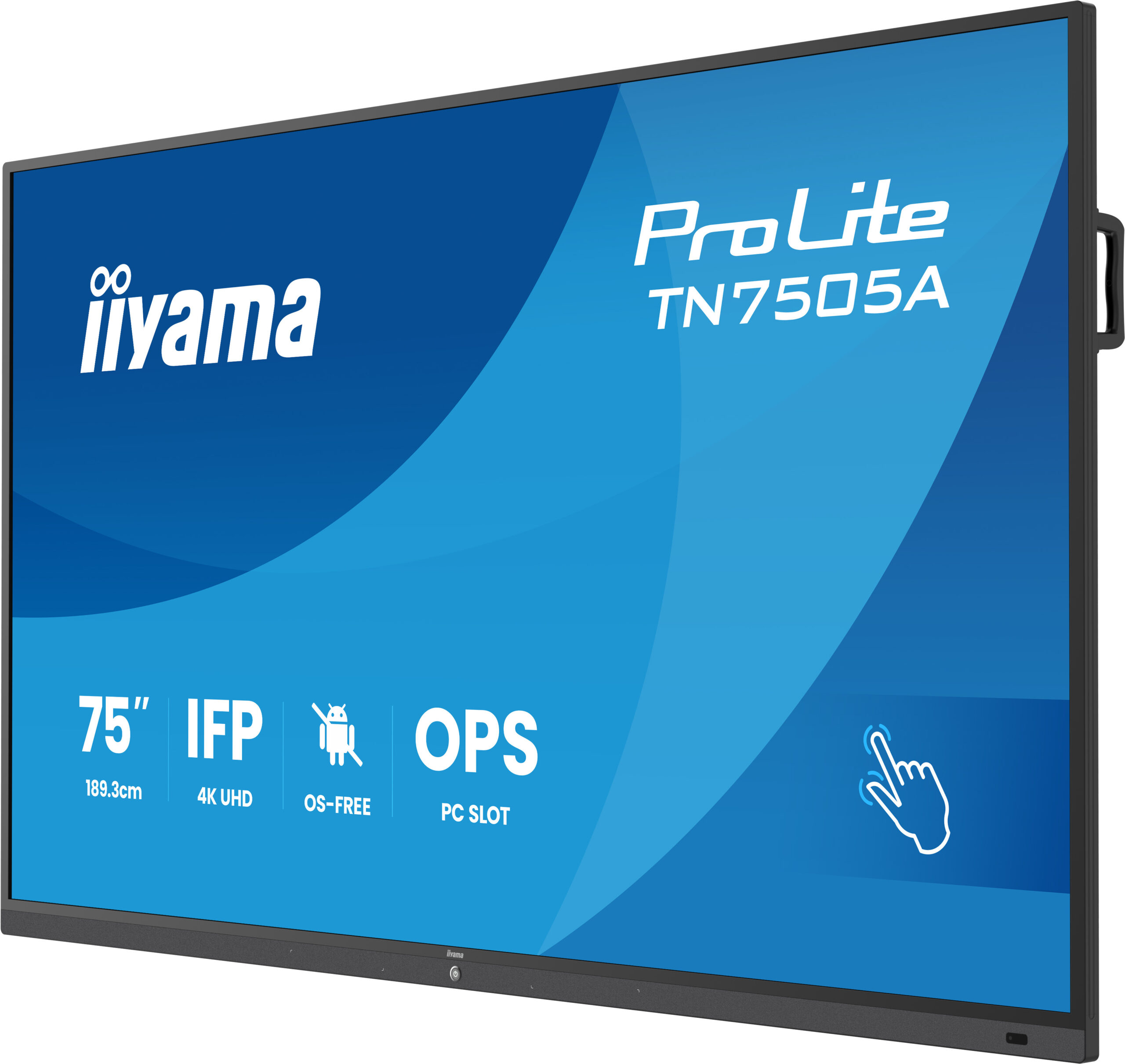 iiyama TN7505A-B1AG beeldkrant Interactief flatscreen 189,3 cm (74.5") 500 cd/m² 4K Ultra HD Zwart Touchscreen - Afbeelding 4