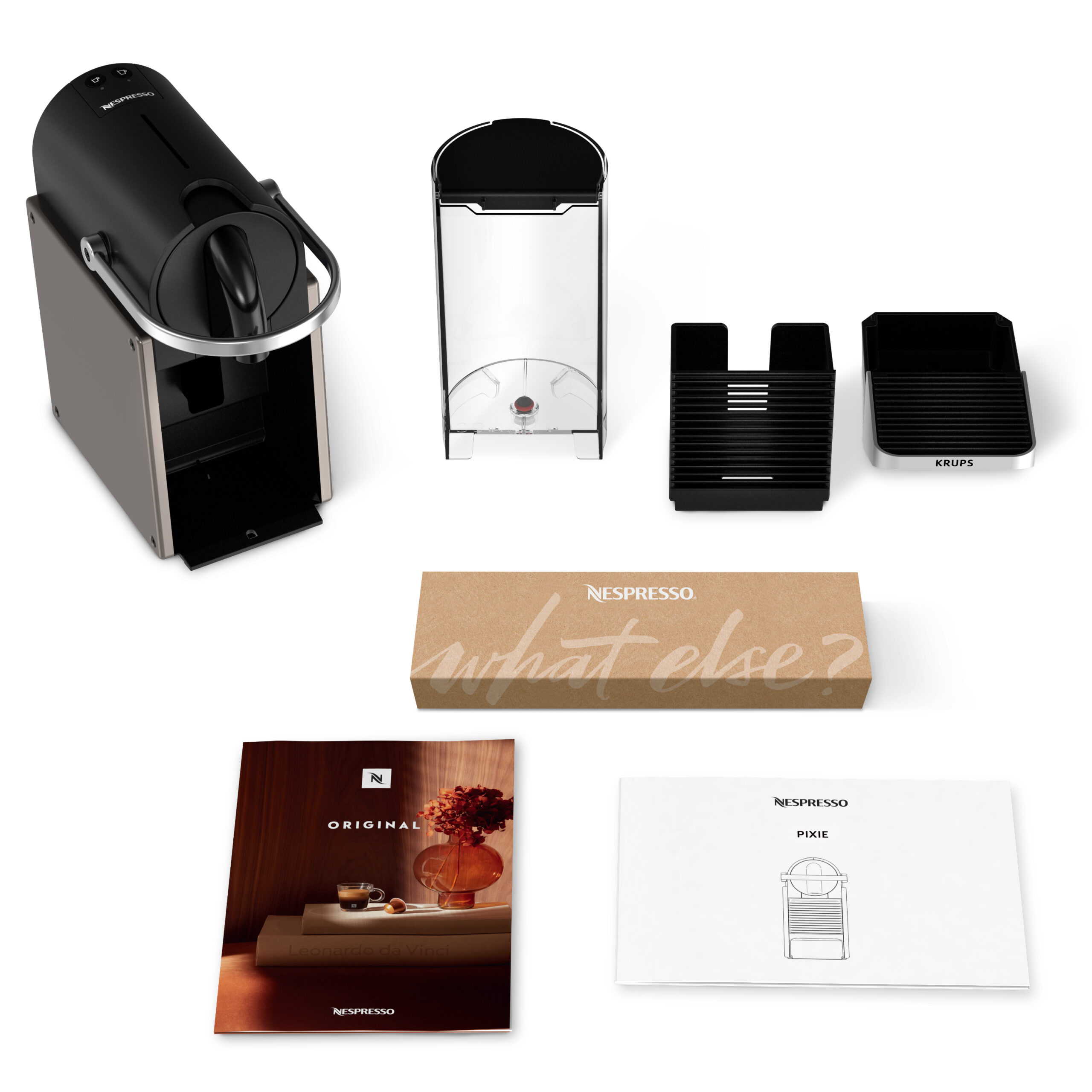 Krups Pixie XN306T koffiemachine, titan - Afbeelding 10