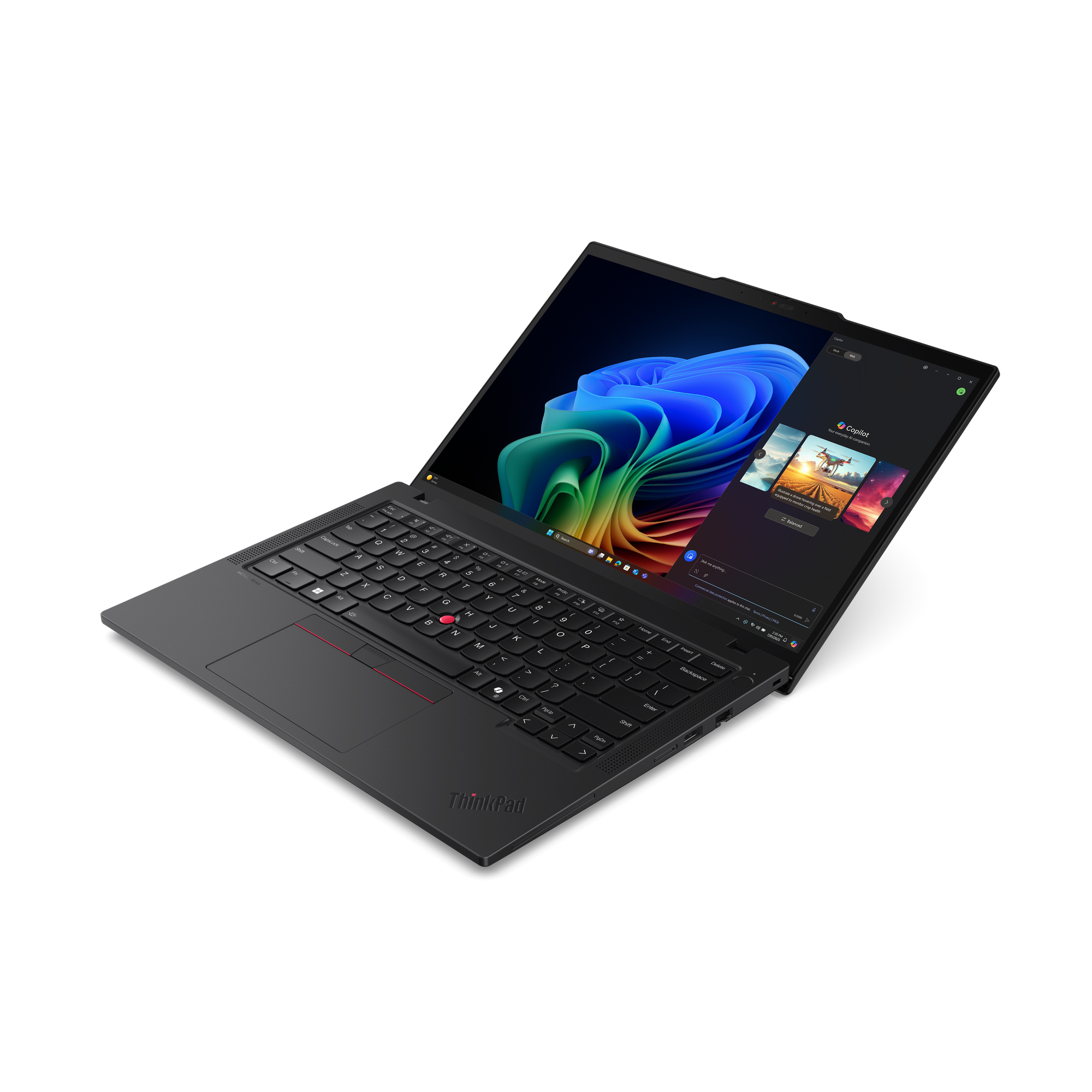Lenovo ThinkPad T14 Gen 6 (AMD) Copilot+ PC AMD Ryzen AI 7 PRO 350 Laptop 35,6 cm (14") WUXGA 64 GB DDR5-SDRAM 1 TB SSD Wi-Fi 7 (802.11be) Windows 11 Pro Engels Zwart - Afbeelding 7