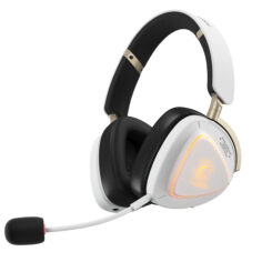 ASUS ROG Delta II-KJP Headset Bedraad en draadloos Hoofdband Gamen Bluetooth Zwart, Wit