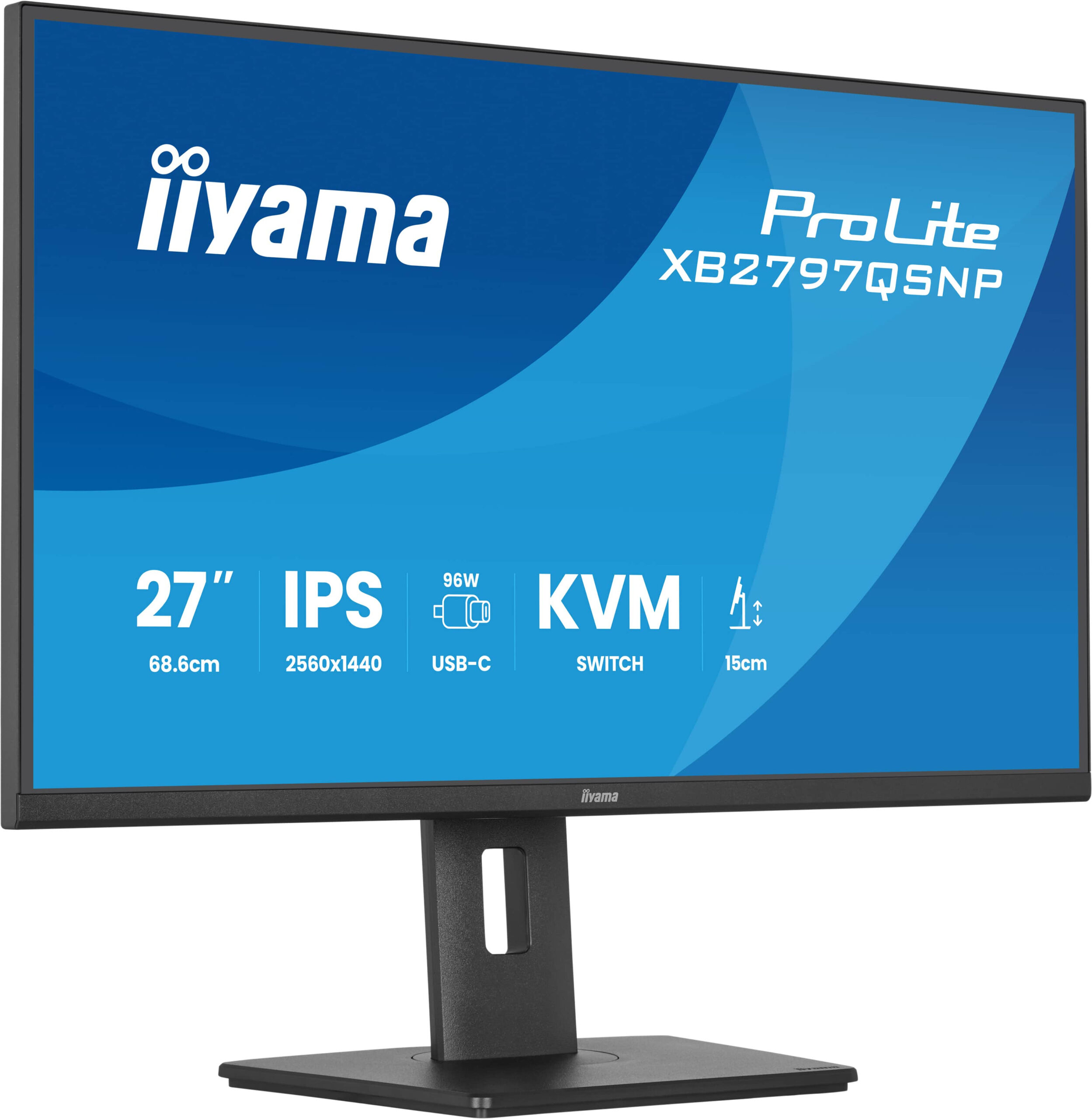 iiyama ProLite XB2797QSNP-B1 computer monitor 68,6 cm (27") 2560 x 1440 Pixels Quad HD LCD Zwart - Afbeelding 6