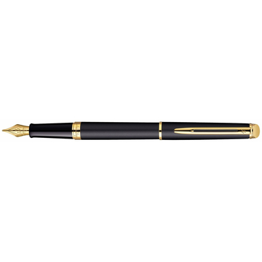 WATERMAN Füllfederhalter Hemisphere Matt zwart M blauw