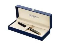 WATERMAN Füllfederhalter Hemisphere Lack zwart M blauw