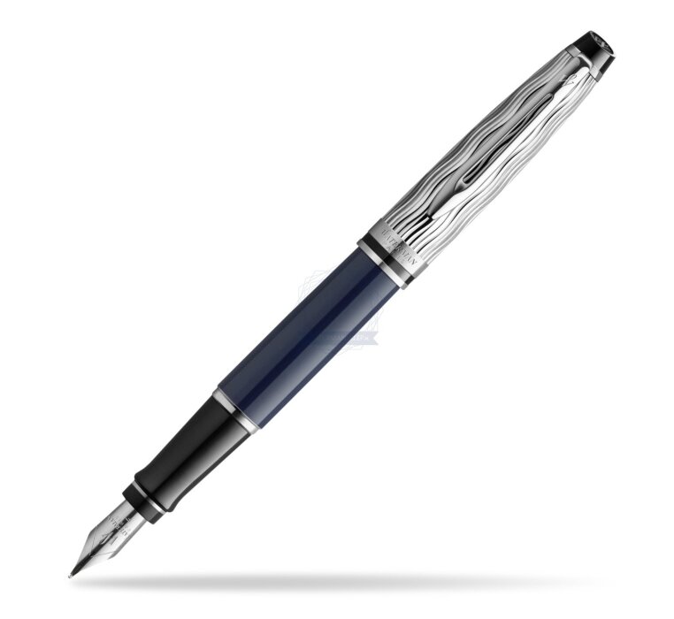 WATERMAN vulpen L'Essence du Bleu Expert DeLuxe C.C F blauw