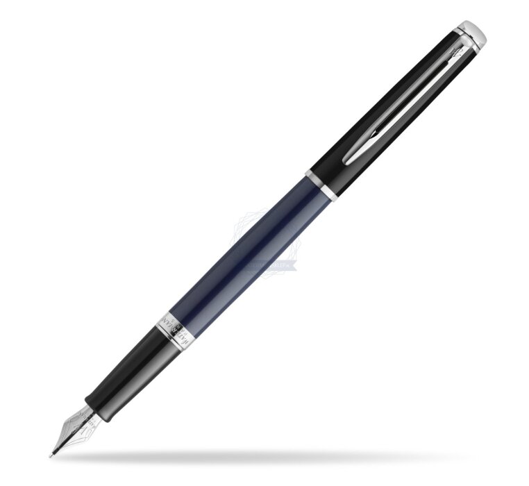 WATERMAN Füllfederhalter Hémisphère Blocking BB C.C. F Blau Geschenkbox